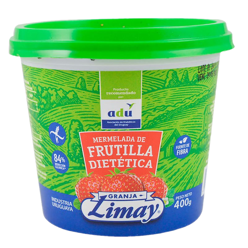 Mermelada Dietética Limay Frutilla Pote 400 G