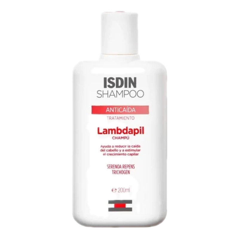 Shampoo Anticaída Isdin Lambdapil Fortificante 200 Ml
