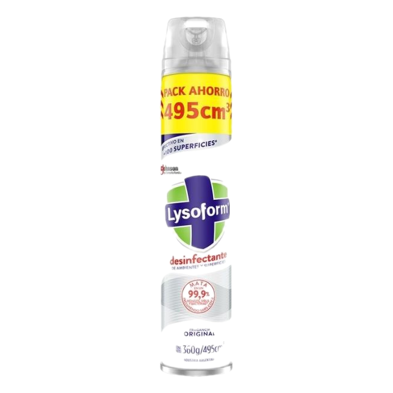 Desinfectante Lysoform En Aerosol 495 Ml