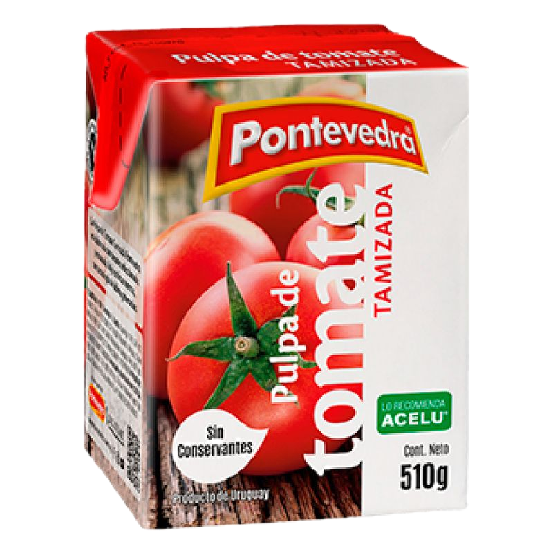 Pulpa De Tomate Tamizada Pontevedra 510 G