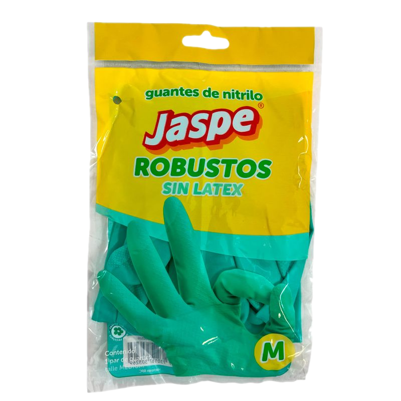 Guantes Nitrilo Super Fuertes Jaspe Mediano