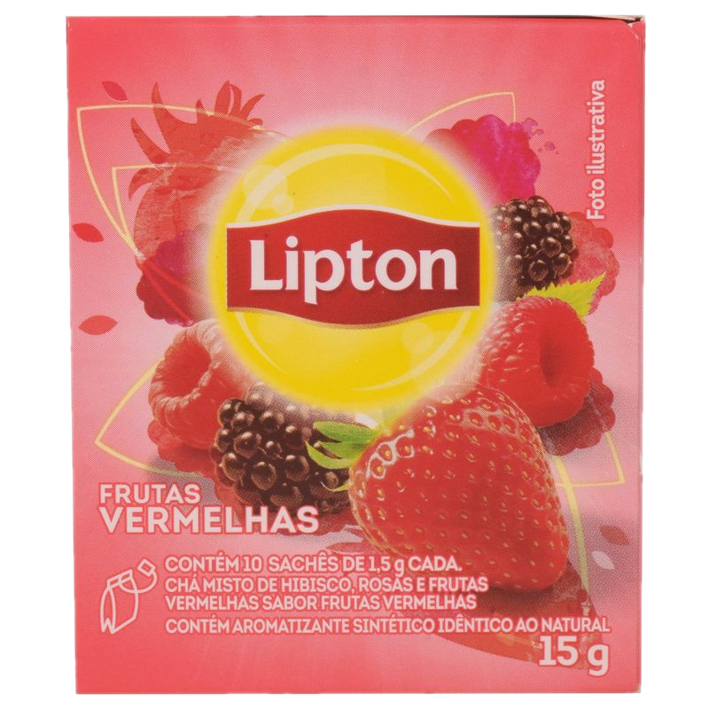 Té Lipton Infusión Frutos Rojos 10 Unidades
