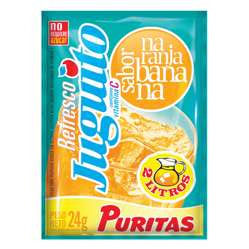 Jugo Juguito Polvo Naranja/banana 24 G