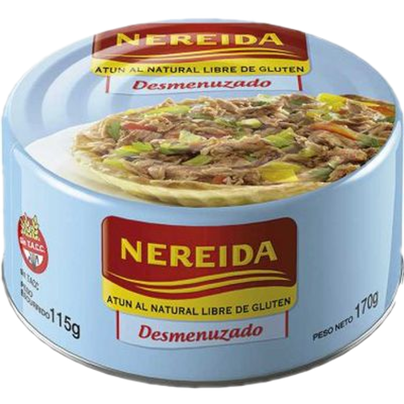 Atún Nereida Desmenuzado Al Natural 170 G