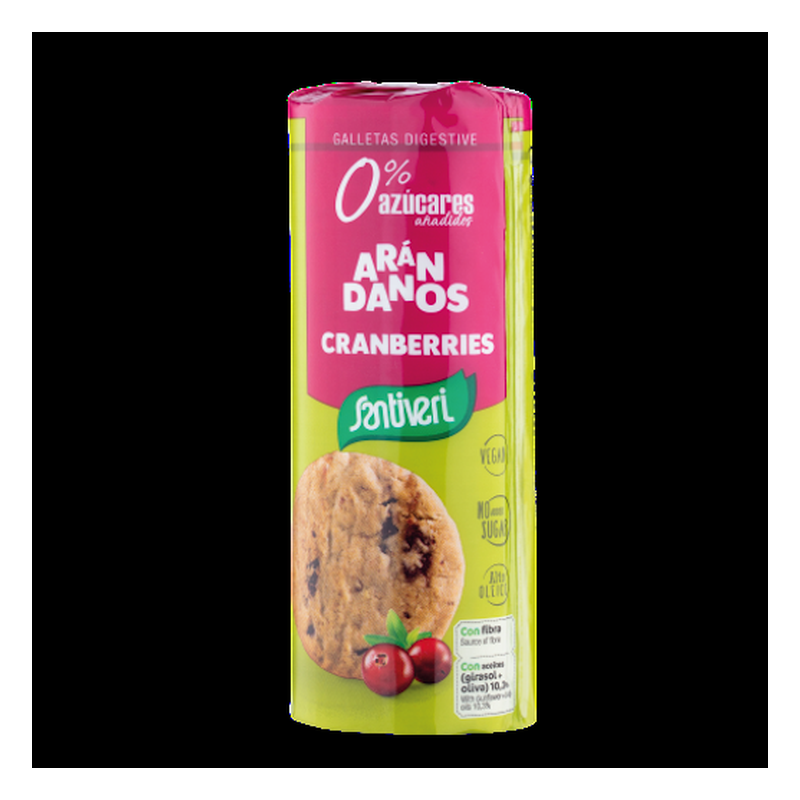 Galletas Santiveri Con Arándanos Sin Azúcar 190 G