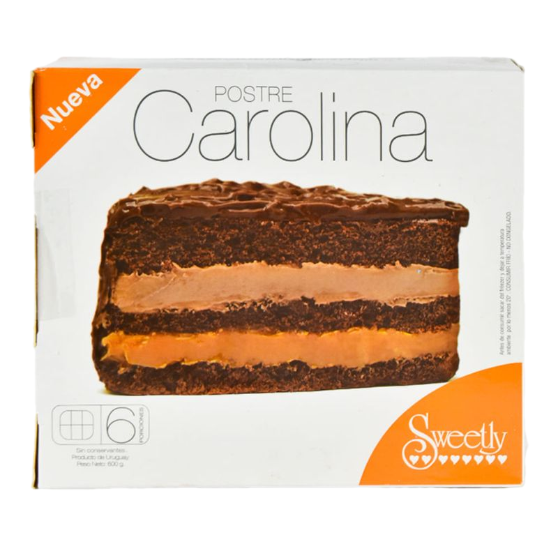 Torta Carolina Chocolate Sweetly 600 G