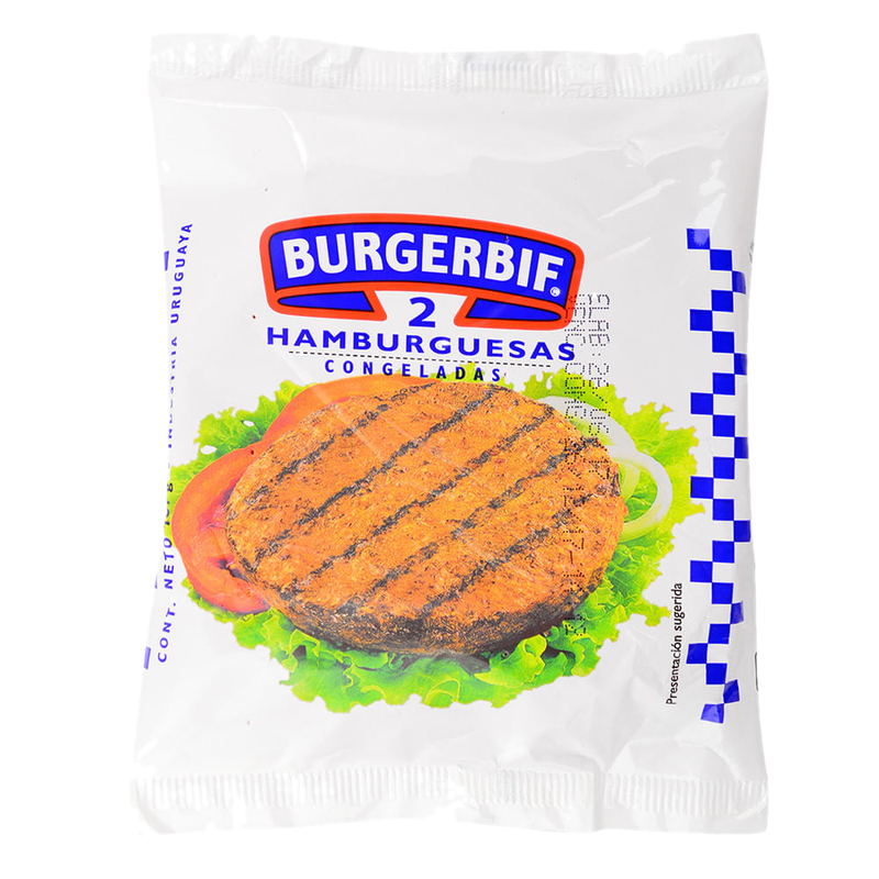 Hamburguesas Burgerbif 2 Unidades 167 G