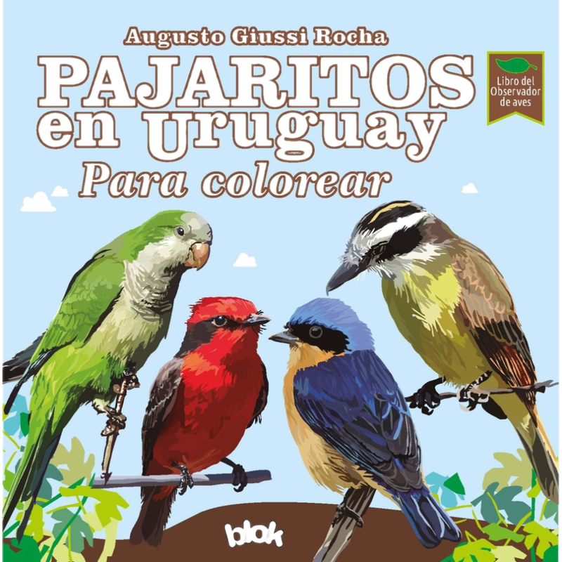 Libro Pajaritos En Uruguay Para Colorear