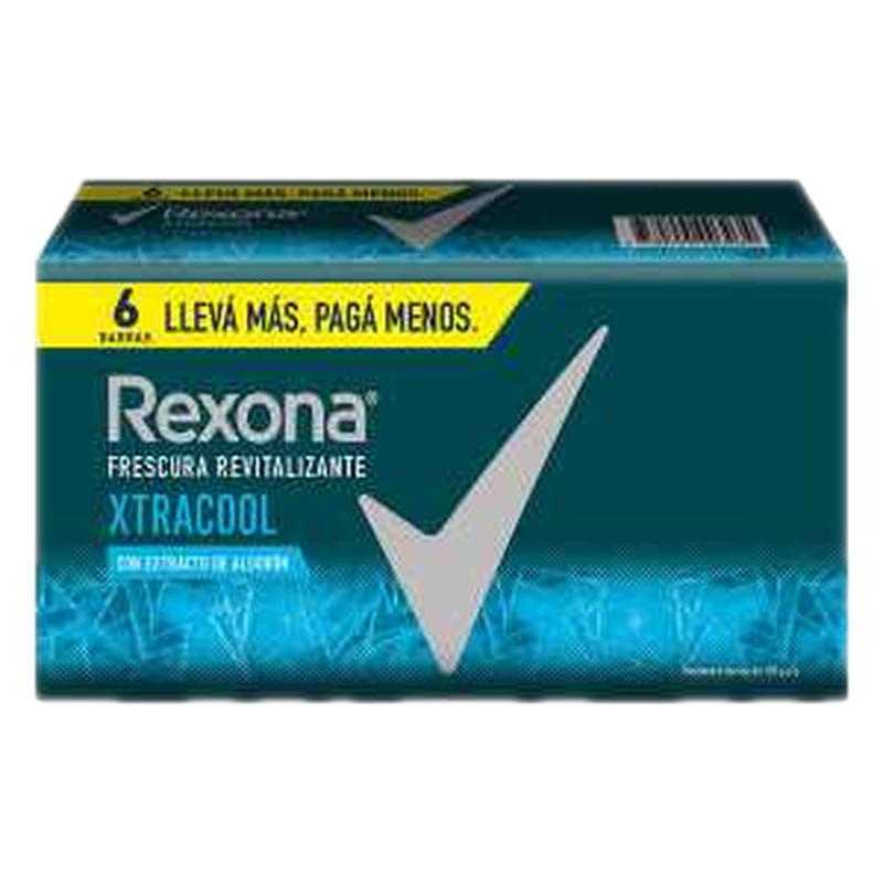 Jabon Rexona Active 125 G 6 X 4