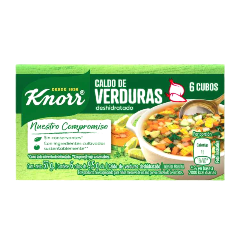 Caldo Knorr 6 Unidades Verdura