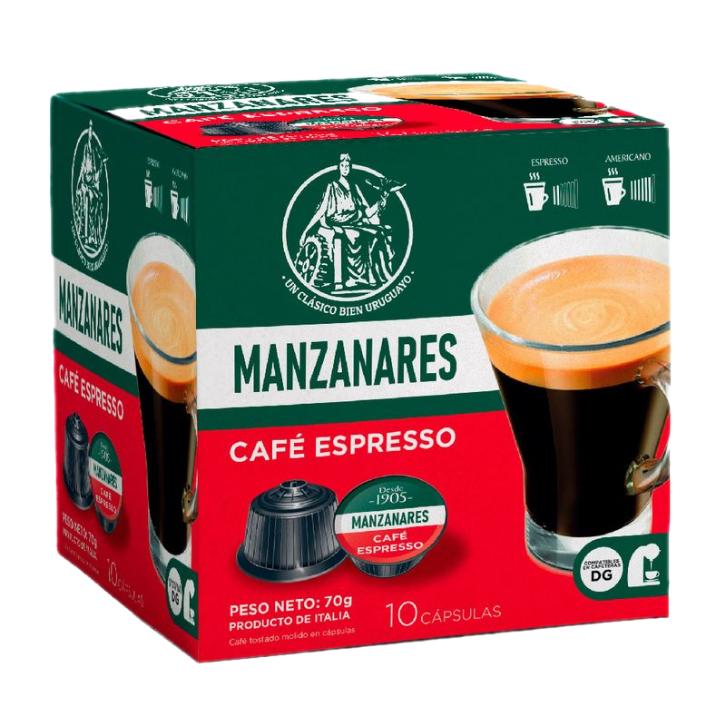 Cápsulas Manzanares Espresso 10 Unidades