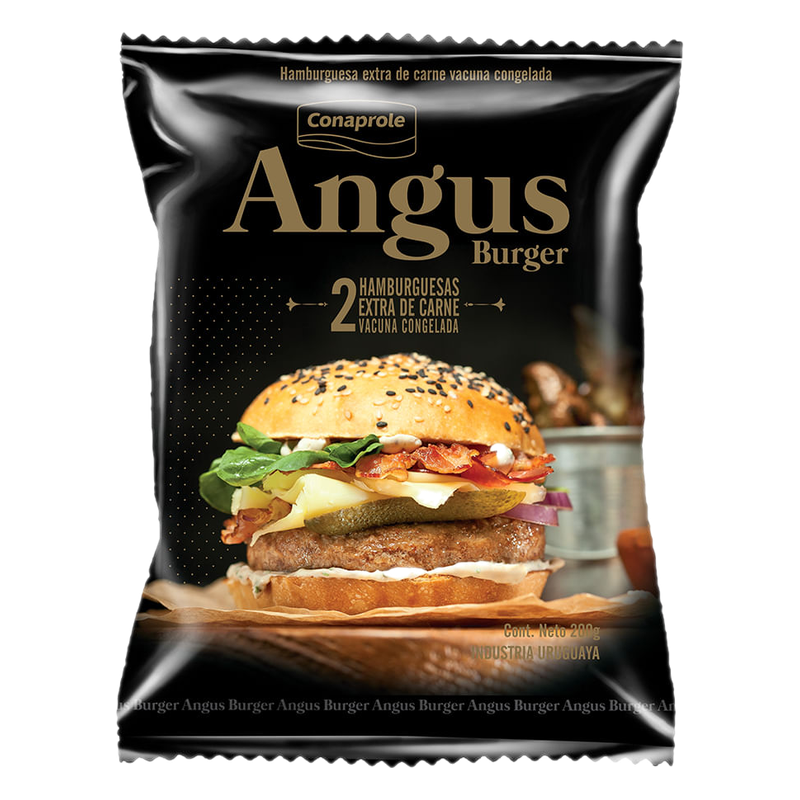 Hamburguesas Angus Conaprole 200 G 2 Unidades