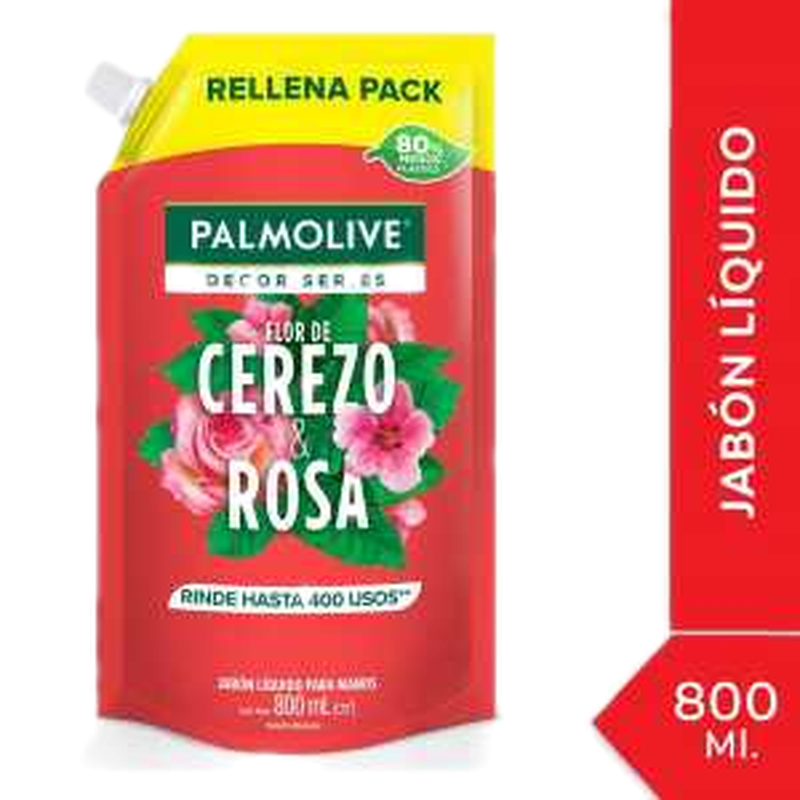 Jabon Liq. Palmolive 800 Ml Dp Cherry&rose