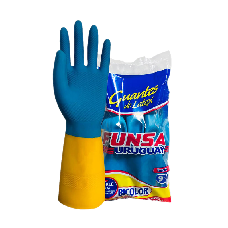 Guante Bicolor Funsa : 9 1/2