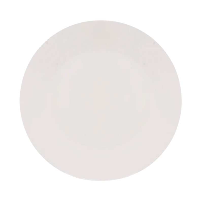 Plato De Mesa Porcelana 23cm Blanco Selecta