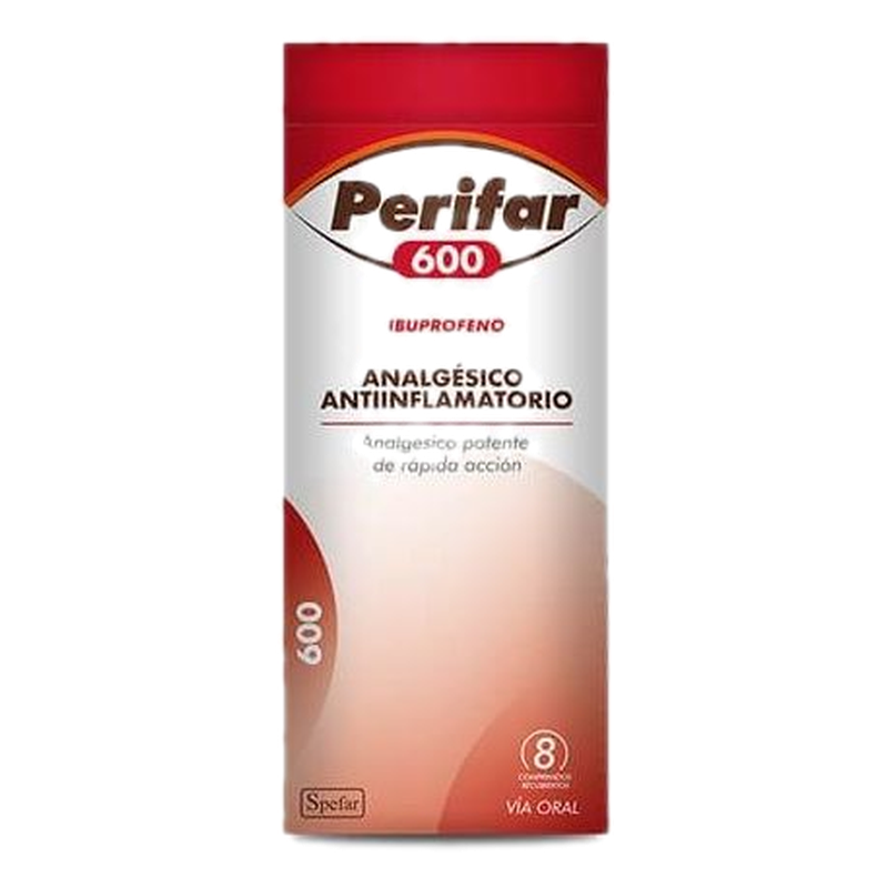 Perifar 600 Mg X 8 Comprimidos