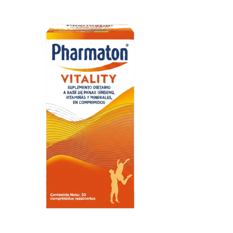 Suplemento Pharmaton Vitality 30 Comprimidos Recubiertos