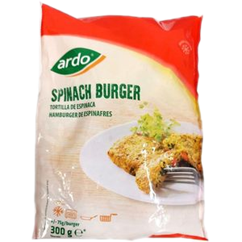Hamburguesa Espinaca Ardo 300 G