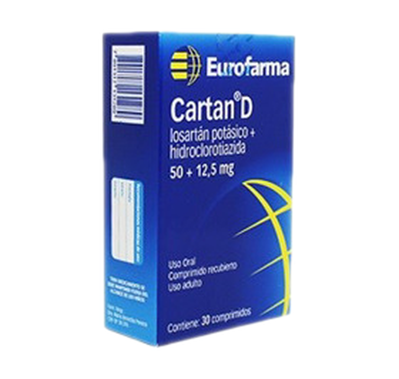 Cartan D 50+12.5mg [30 Comp.]