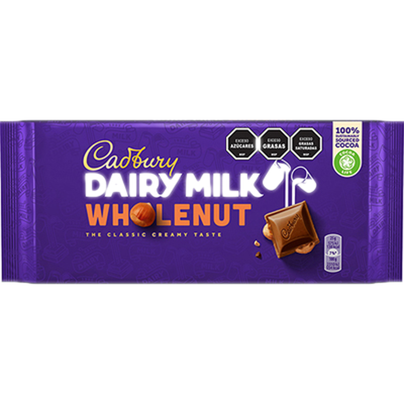 Chocolate Cadbury Dairy Milk Wholenut 180 G