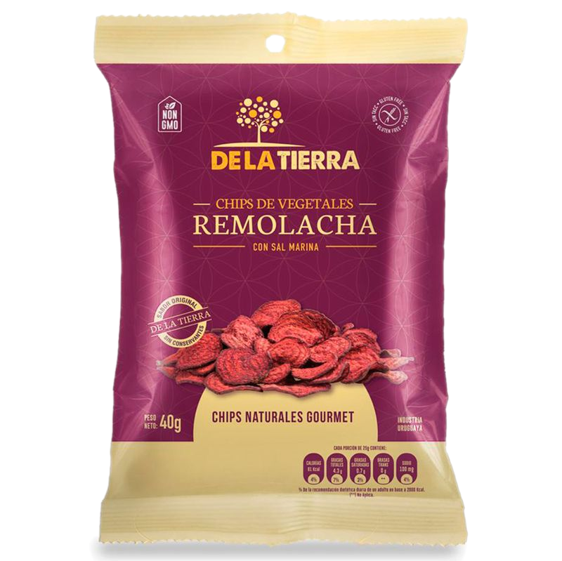 Chips De Remolacha De La Tierra 40 G