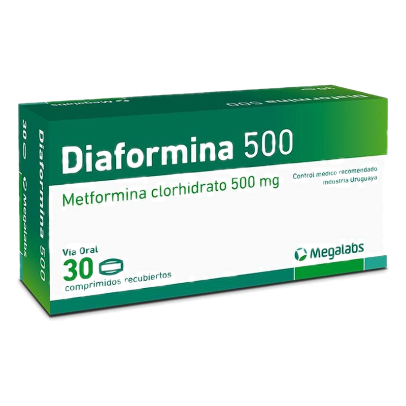Diaformina 500mg. X 30 Comprimidos