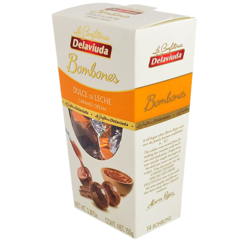 Bombones Delaviuda Con Dulce De Leche 150 G