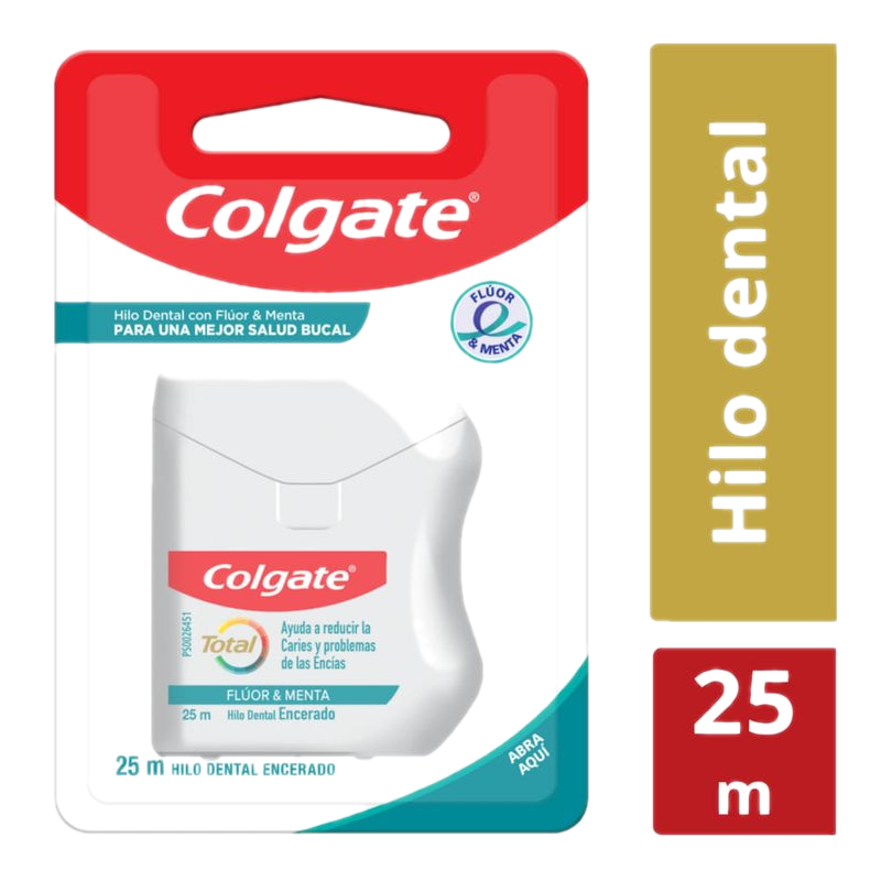 Hilo Dental Colgate Total Fluor Y Menta