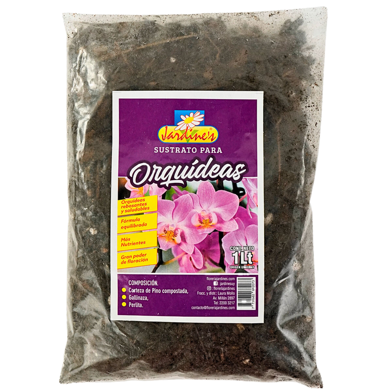 Tierra Orquidea Jardines 1 L