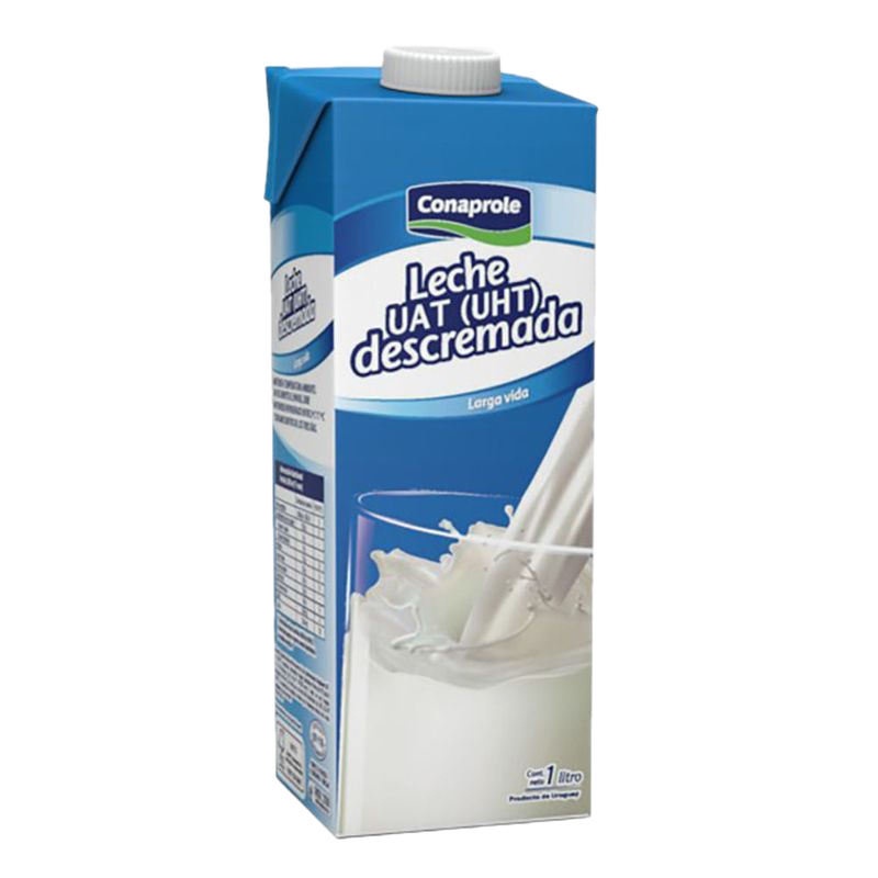 Leche Descremada Conaprole Larga Vida 1 L
