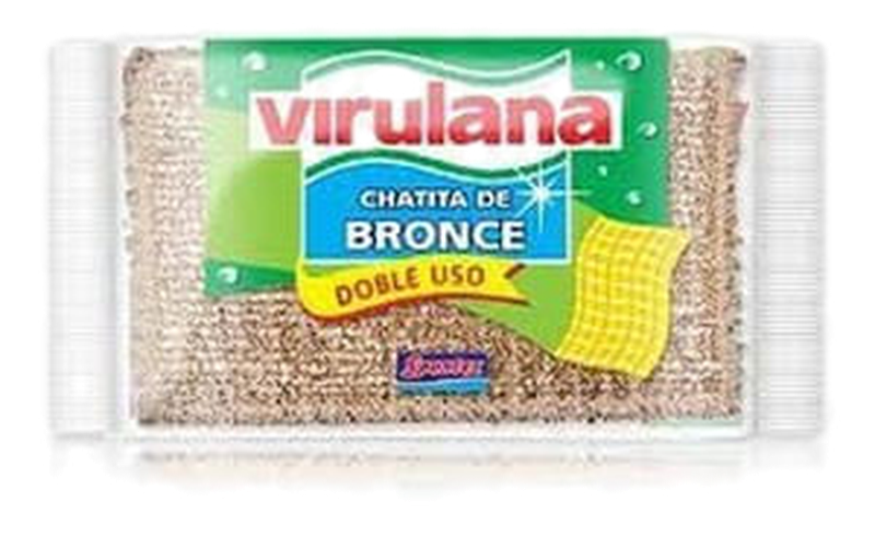 Esponja Virulana Chatita De Bronce