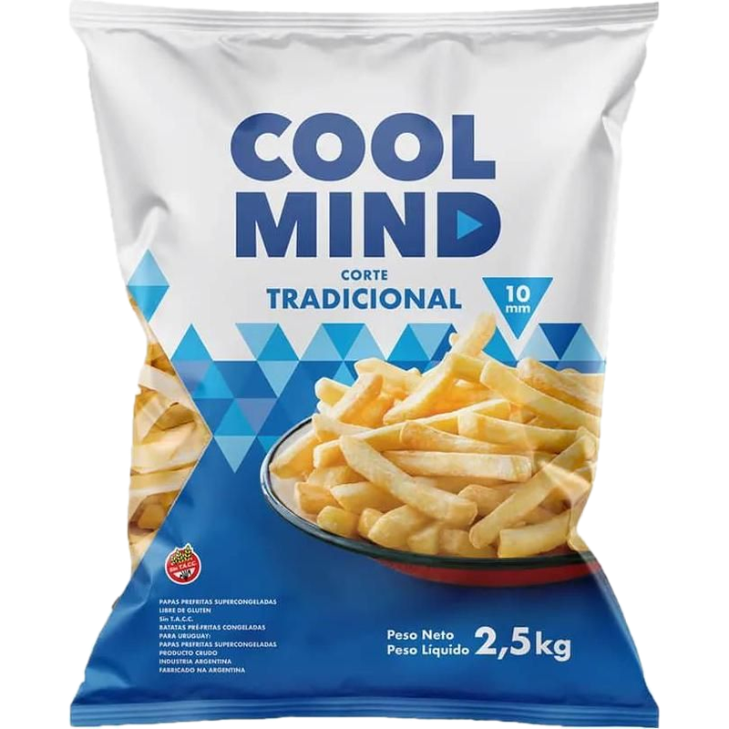 Papas Fritas Cool Mind Corte Tradicional 2.5 Kg