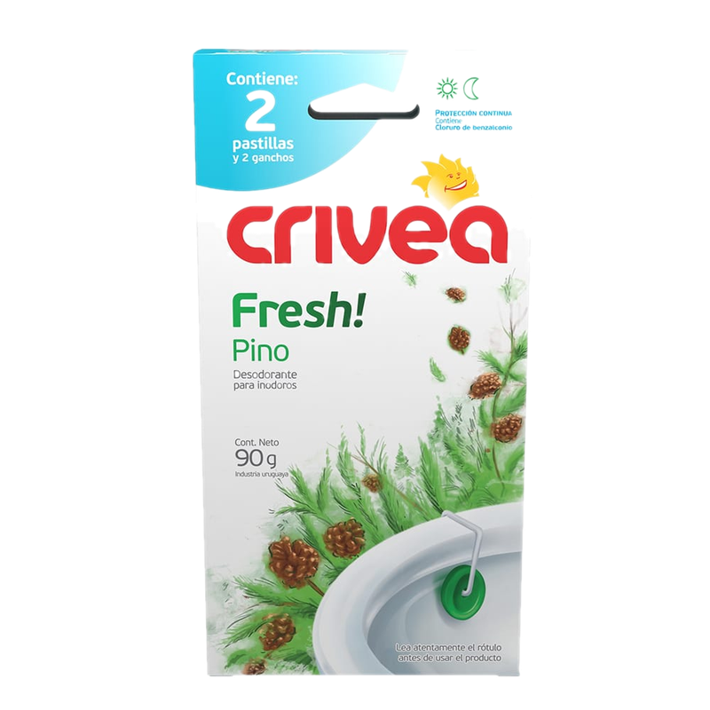 Desodorante Inodoro Doble Crivea Fresh Pino 100 G