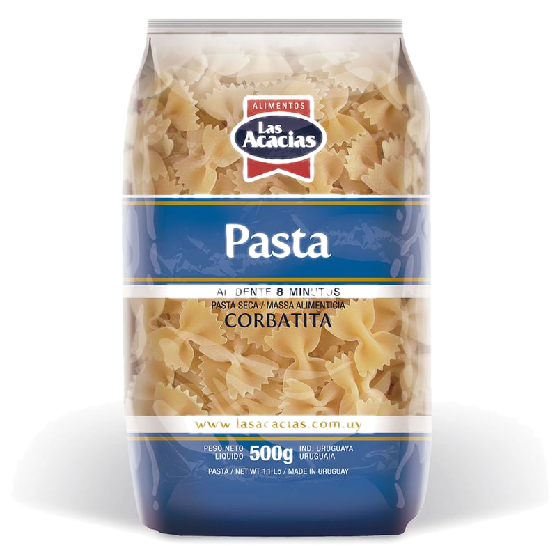 Fideos Las Acacias Corbatita 500 G