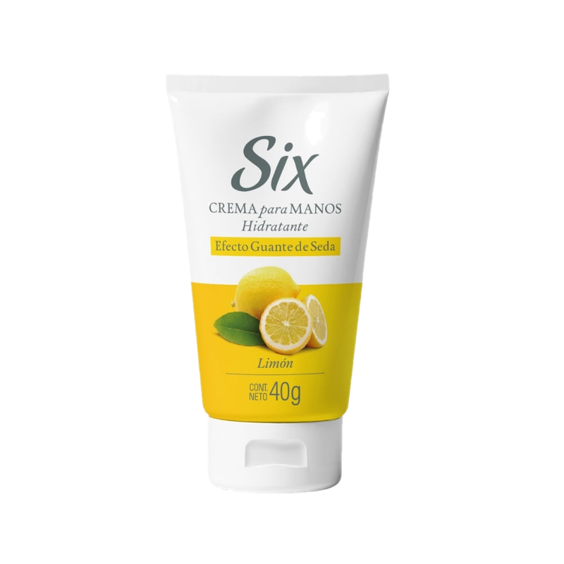 Crema De Manos Six Guantes De Seda Limon 40 G