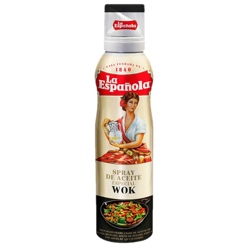 Aceite De Semillas Para Wok Spray La Española 200 G