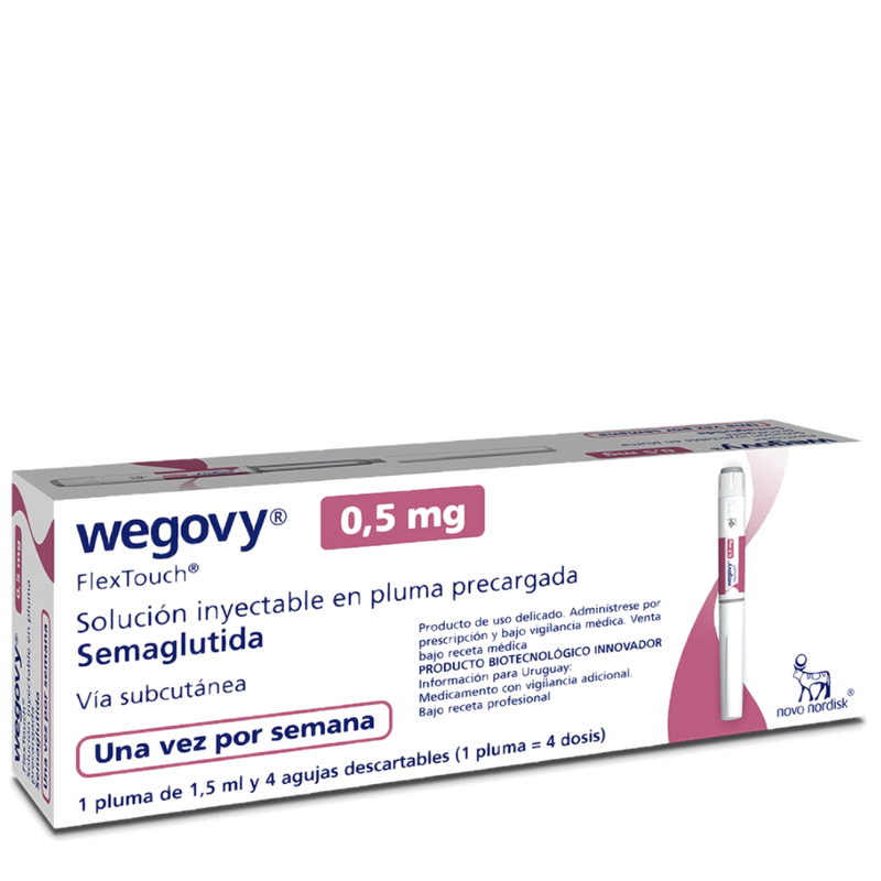 Wegovy 0.5mg X Kga Prerrellen - 4 Agujas