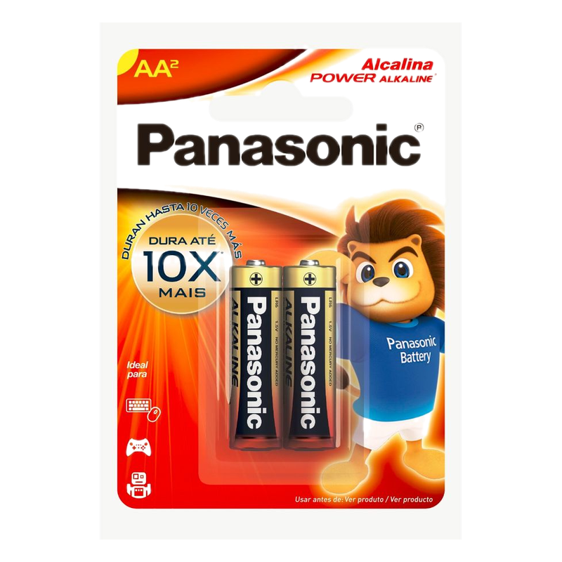 Pila Panasonic Alcalina Aa 2 Unidades
