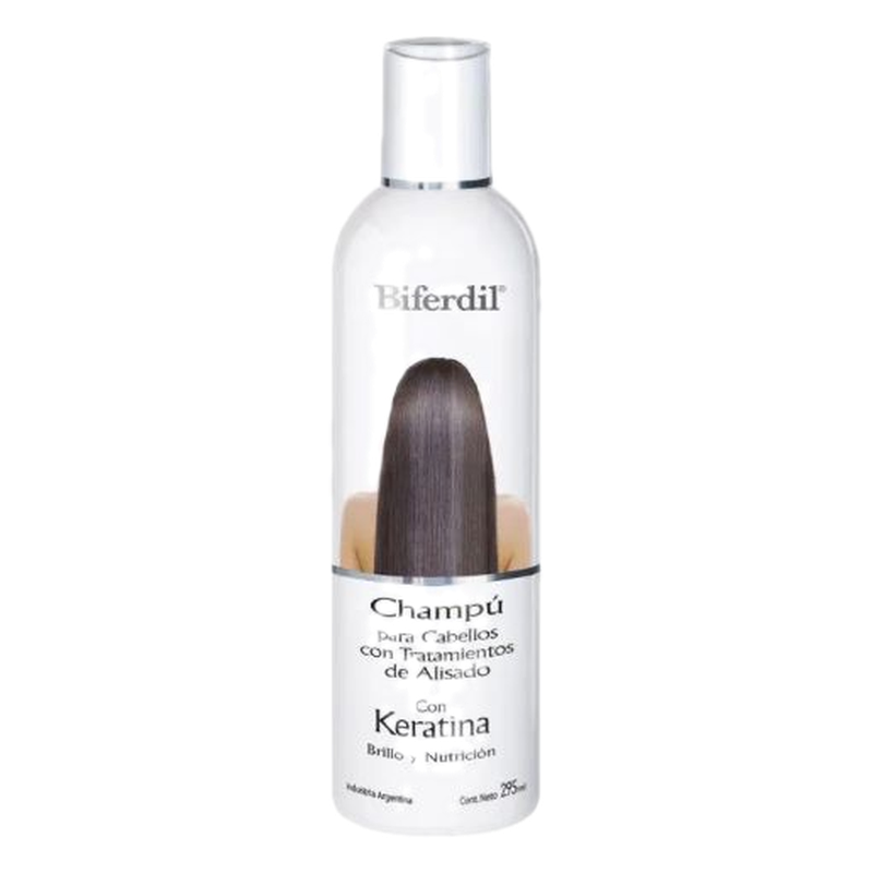 Biferdil Shampoo Con Keratina Post Alisado 295 Ml