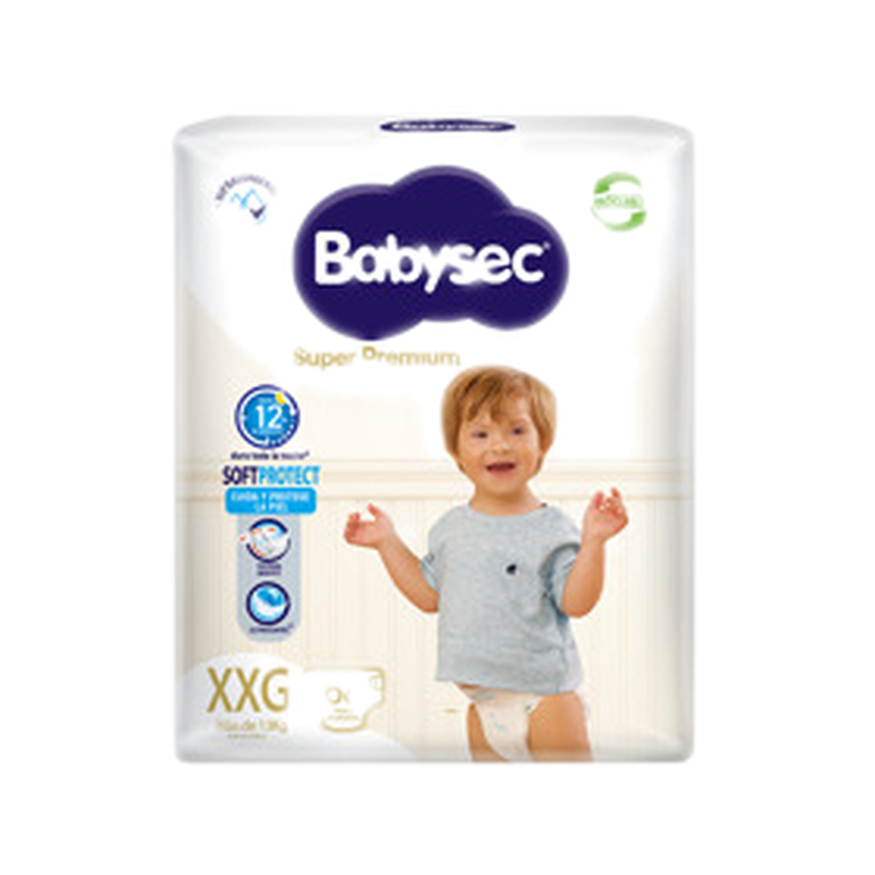Babysec Super Premium Hiper Pack Xxg [68 Unidades]