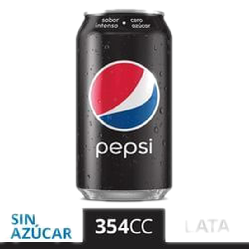 Refresco Pepsi Black Lata 354cc