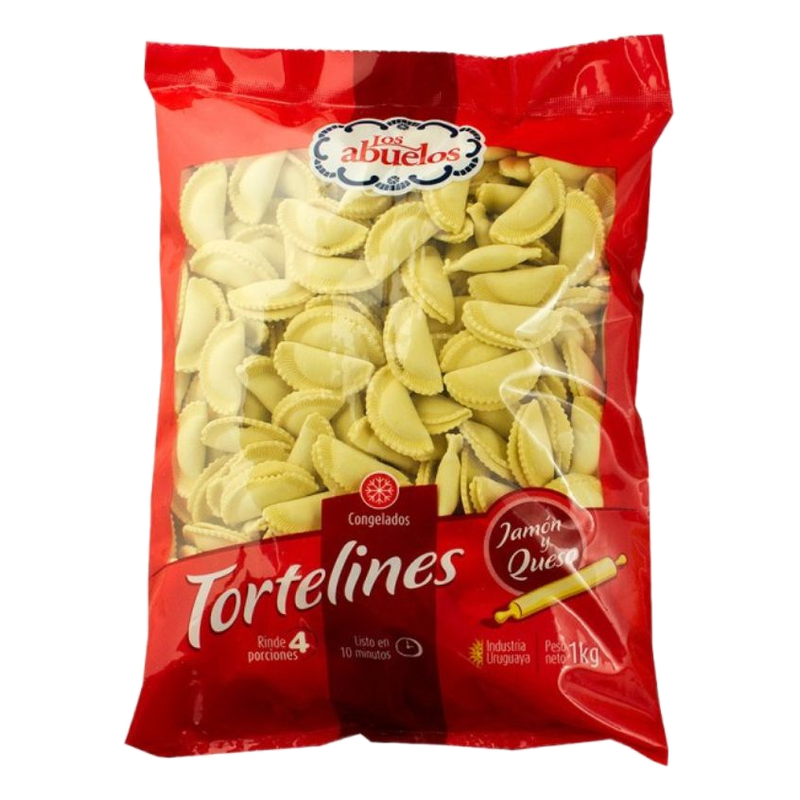 Tortelines De Jamón Y Queso Los Abuelos 1 Kg