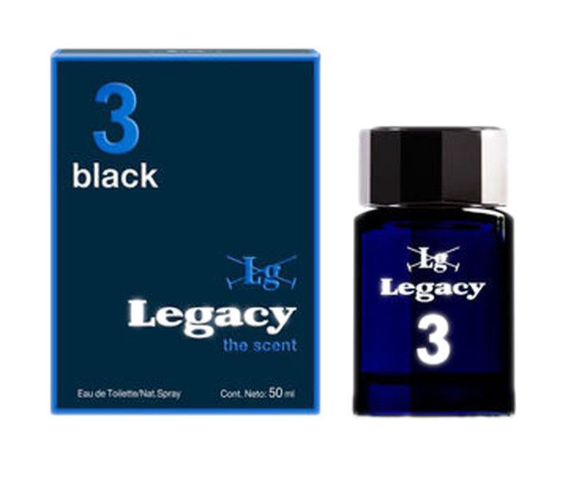 Legacy 3 Black Edt 50 Ml