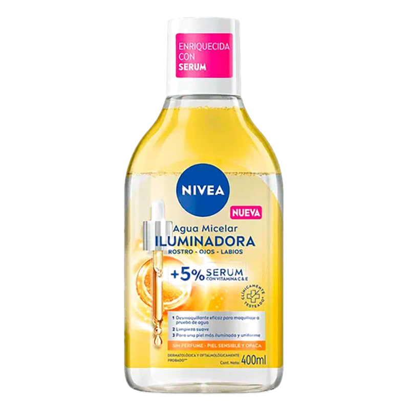 Agua Micelar Nivea Con Serum 400 Ml