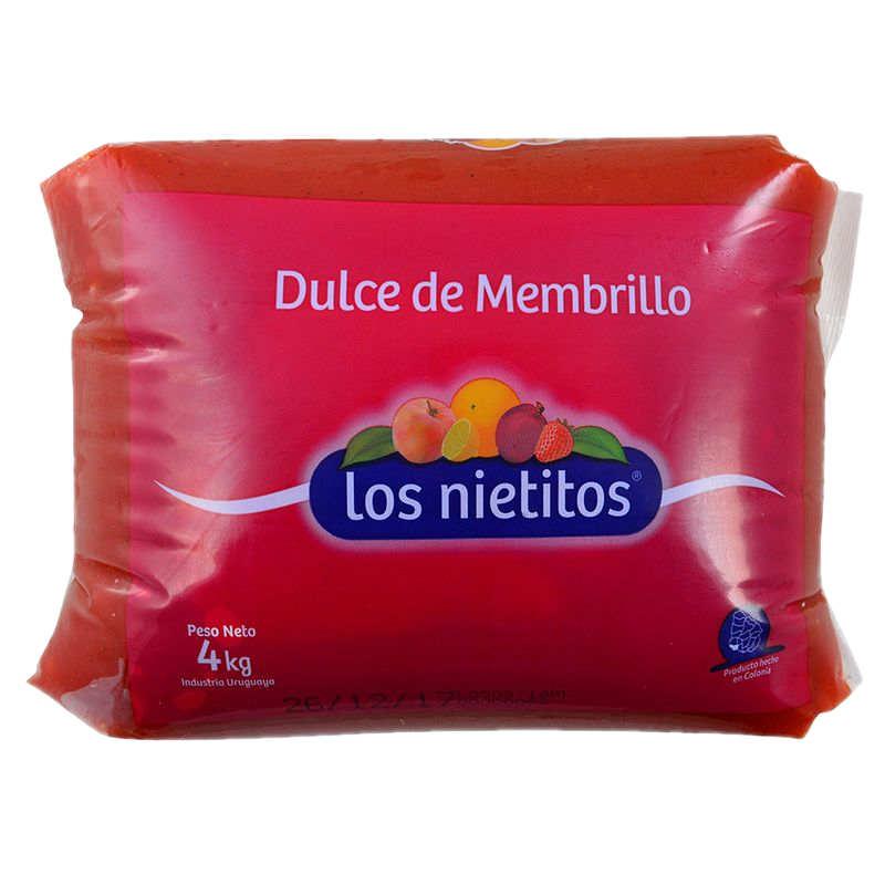 Dulce De Membrillo Los Nietitos Bloque 4 Kg