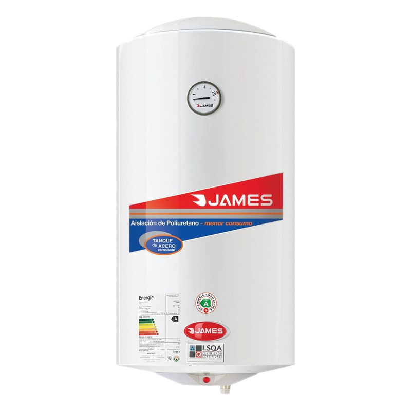 Calefón James Con Tanque De Acero 80 L