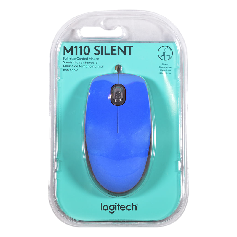 Mouse Logitech M110 Azul Sile