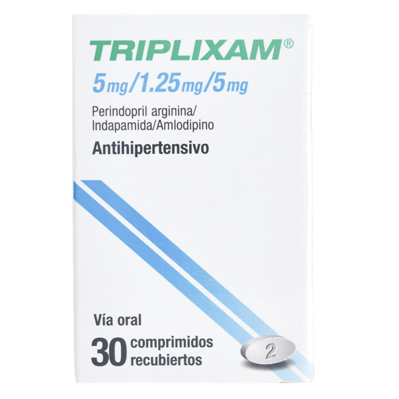 Triplixam 10 Mg/2.5 Mg/10 Mg 30 Comprimidos Recubiertos