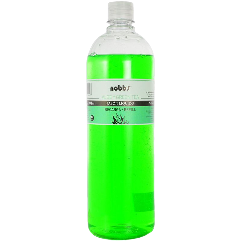 Jabón Líquido Nobb's Aloe Green Tea Repuesto 1 L