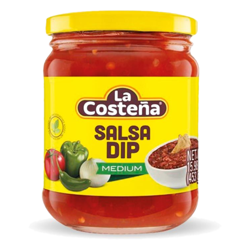Salsa Dip Medium La Costeña 453 G
